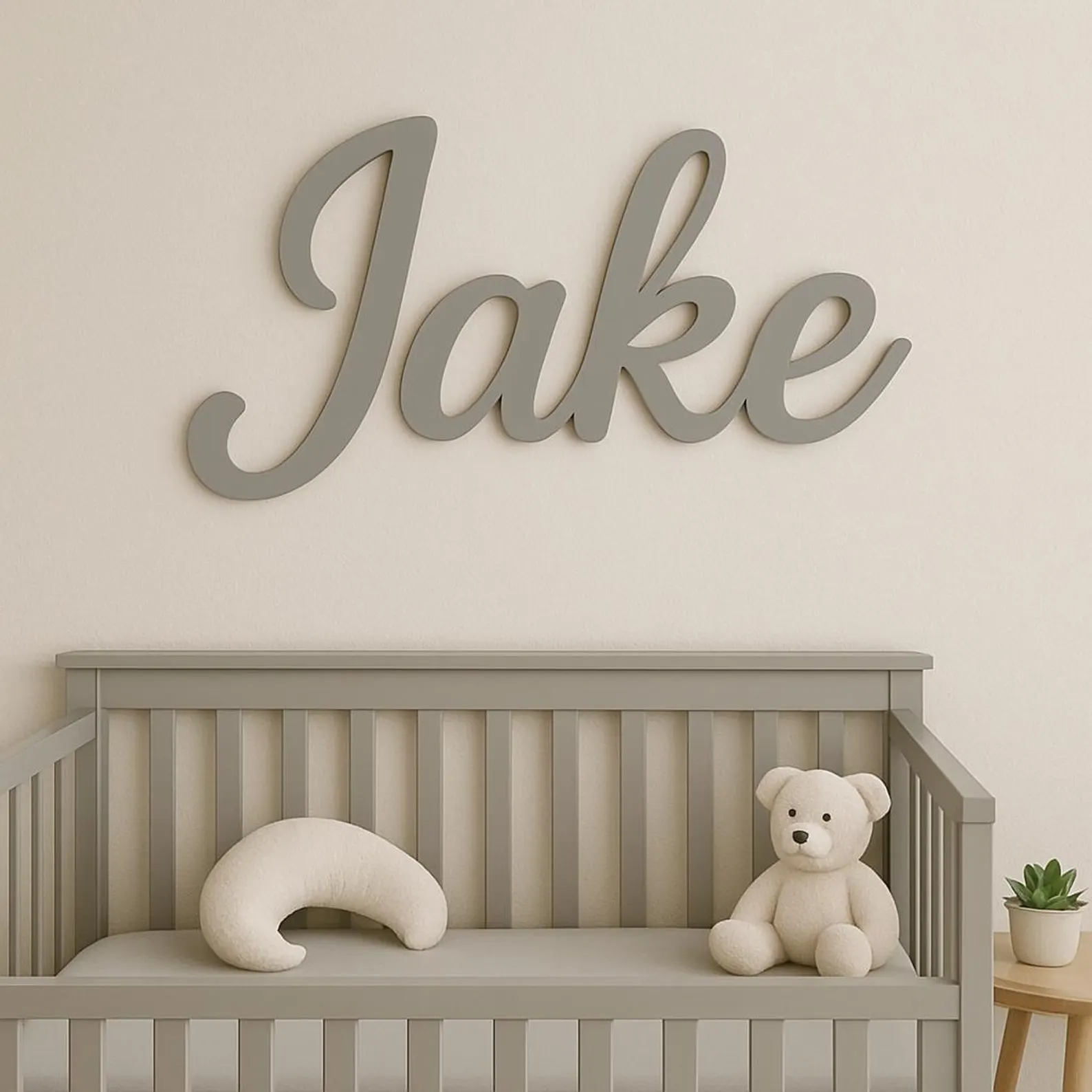 Baby Nursery Gender Neutral - Personalizowane dekoracje do pokoju dziecięcego -