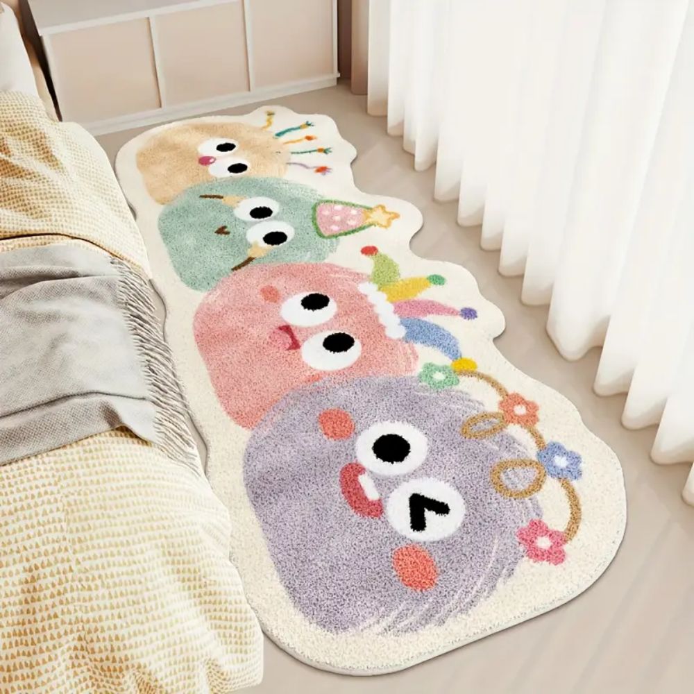 Baby Nursery Rug - Długi dywan VIKAMA Cartoon Dopamine, nieregularny