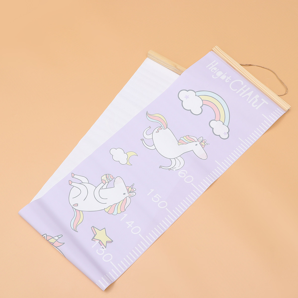 Growth Chart Ruler - 1 szt. Fioletowa miarka wzrostu w