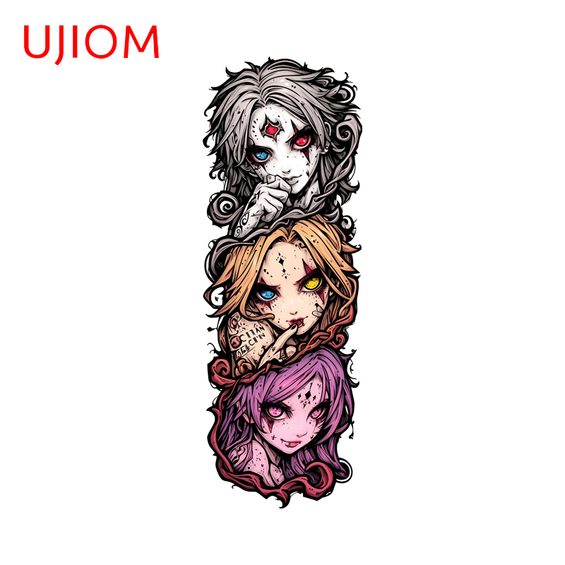 Baby Nursery Murals - UJIOM Atrakcyjne Anime Dziewczyny Naklejka Ścienna
