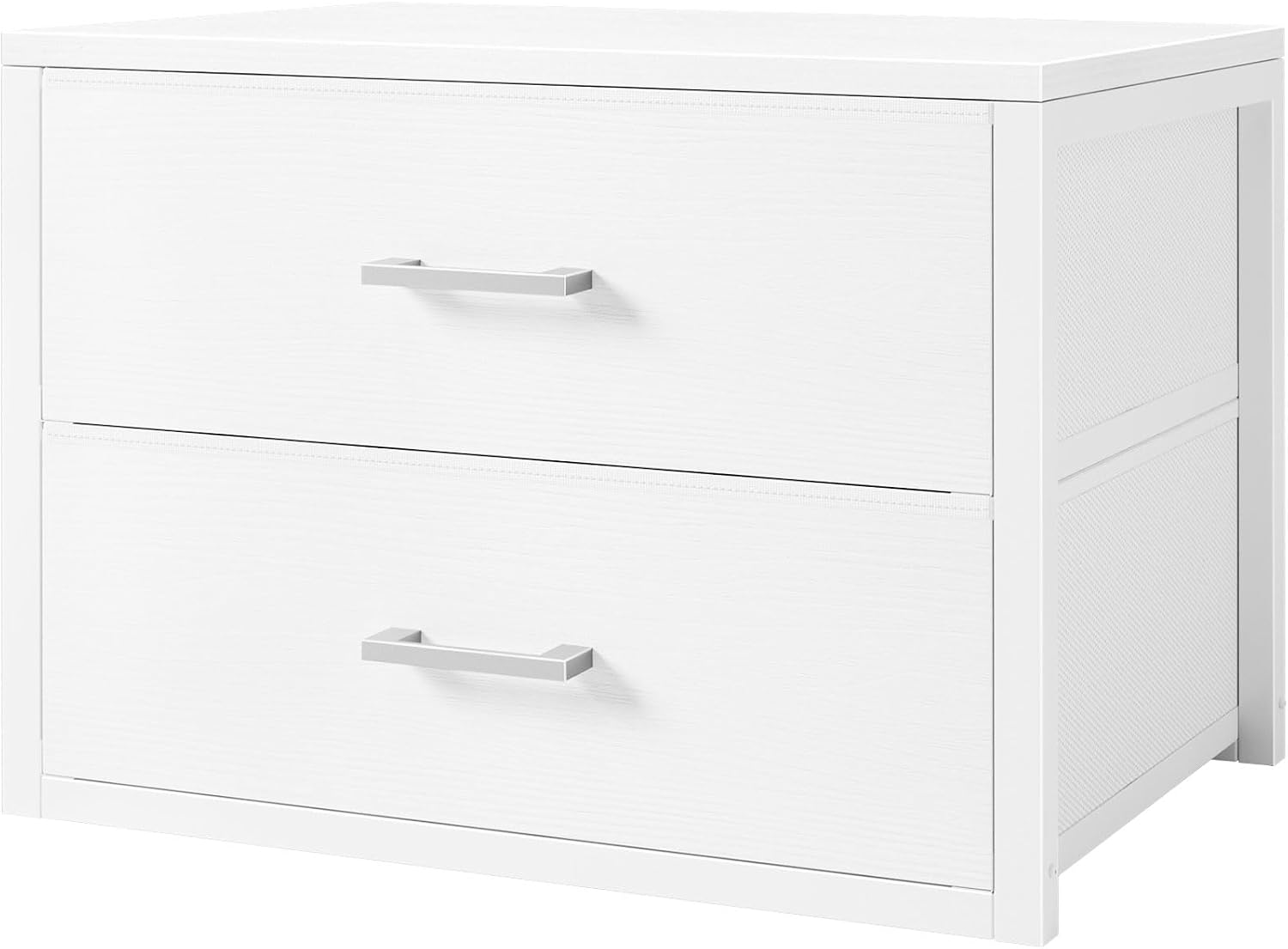 Drawer Dresser White - Nowoczesna komoda z 2 szufladami, wykonana