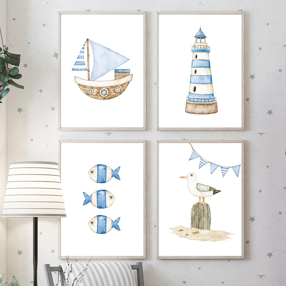 Baby Nursery Art - Plakaty i obrazy na płótnie z