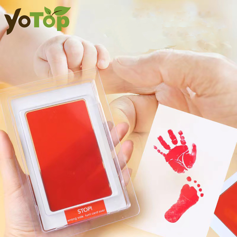 Footprint Ink Kit - Duży rozmiar nietoksyczny odcisk dłoni niemowlęcia