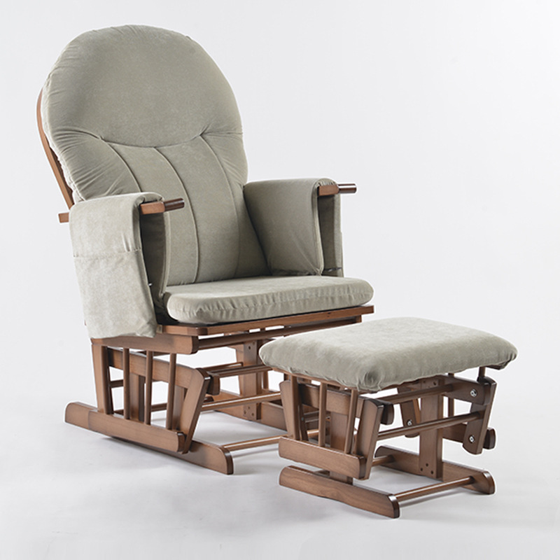 Baby Nursery Glider Chair - Nowoczesne krzesło do karmienia piersią dla