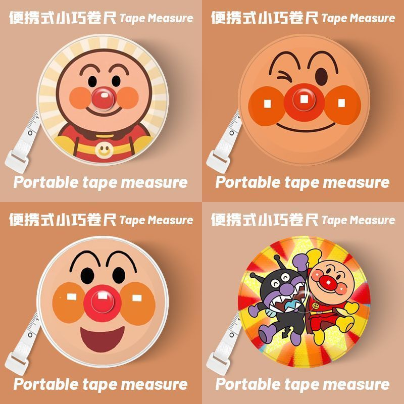 Growth Chart Ruler - 2 Metry Anpanman Baikinman Elastyczna Mini