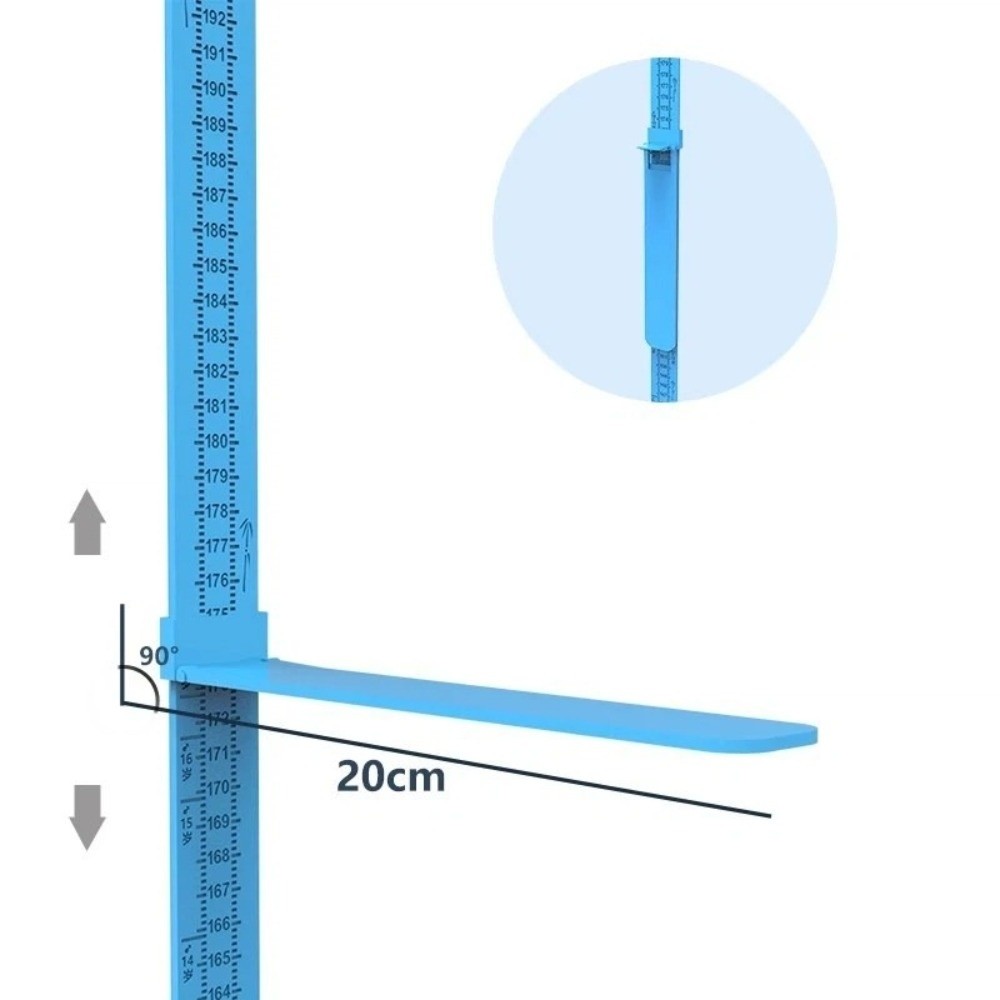 Growth Chart Ruler - Nowa naklejka ścienna z miarką wzrostu