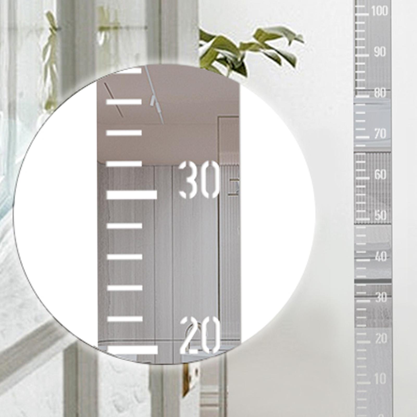 Growth Chart Ruler - Lustro ścienne z miernikiem wzrostu, naklejka