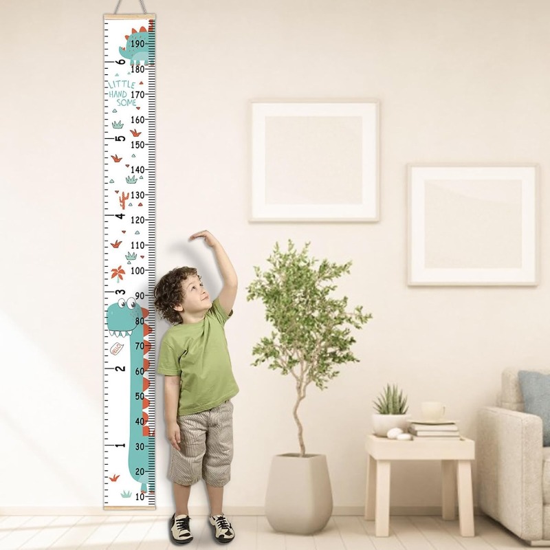 Growth Chart Ruler - Dziecięca tabela wzrostu, linijka ścienna z