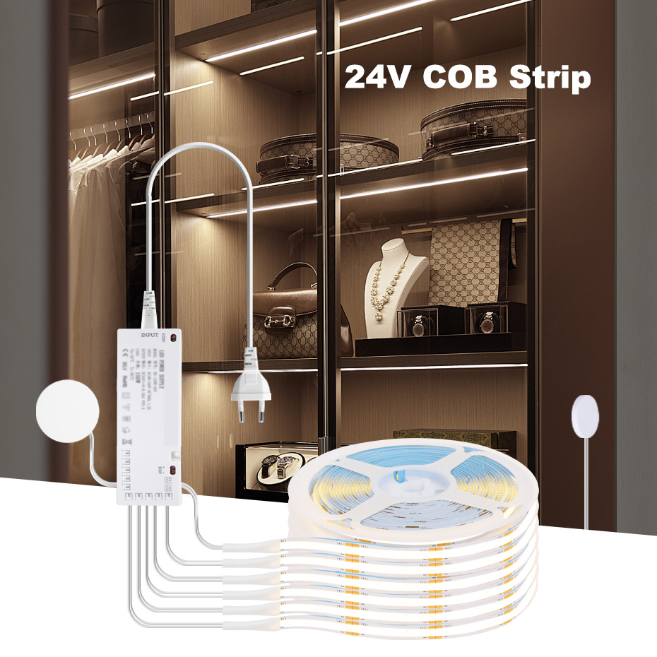 Drawer Dresser White - Taśma LED COB 24V z wtyczką
