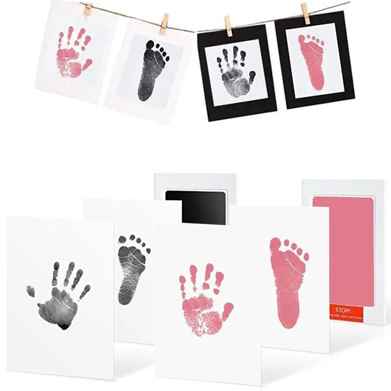 Footprint Ink Kit - Bezpieczne, nietoksyczne odciski stóp dziecka Bezdotykowe