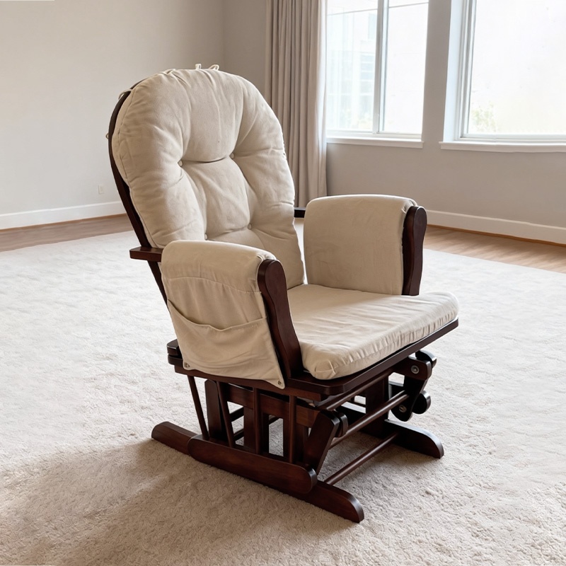 Nowoczesne drewniane krzesło d – Baby Nursery Glider Chair recenzja i cena
