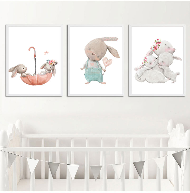 1 szt. bezramowy dekoracyjny w – Baby Nursery Art recenzja i cena