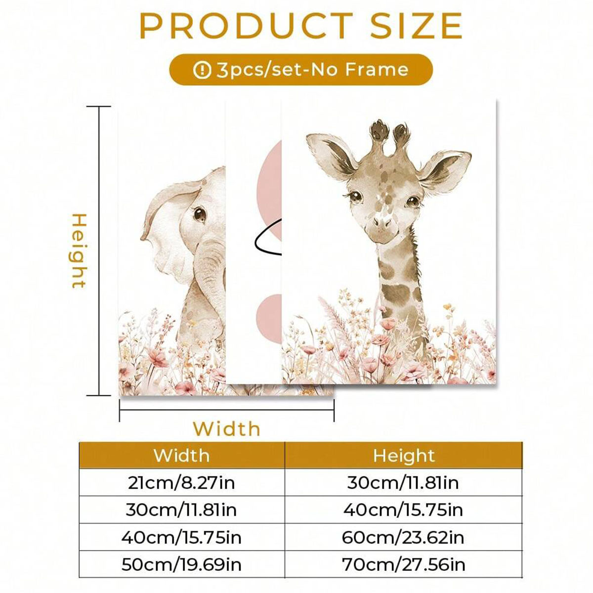 Personalizowany zestaw dekorac – Baby Nursery Art recenzja i cena