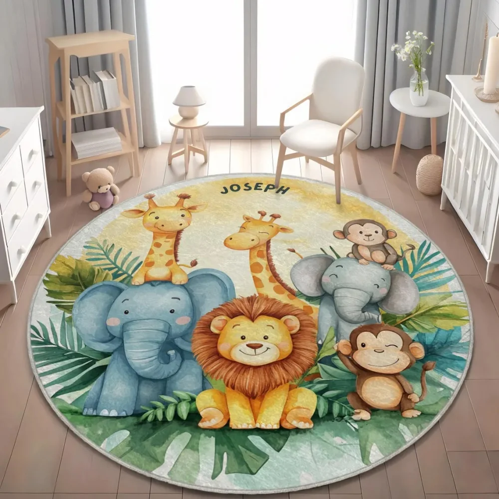 Dywanik Podłogowy z Motywem Zw – Baby Nursery Rug recenzja i cena
