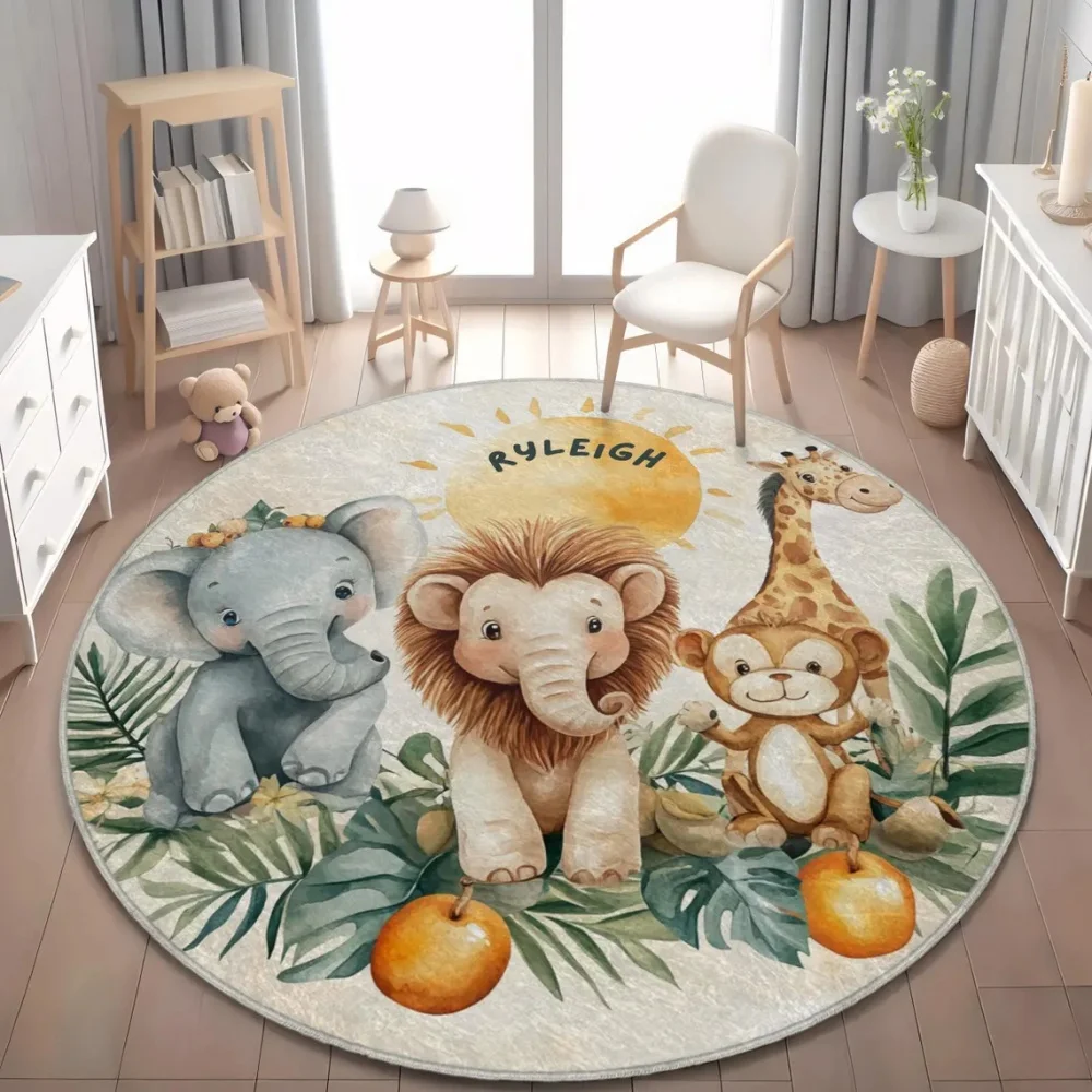 Dywanik Podłogowy z Motywem Zw – Baby Nursery Rug recenzja i cena