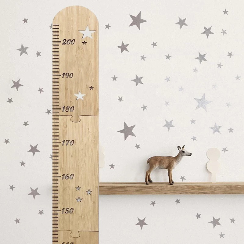 5 arkuszy Nordic drewniane wyk – Growth Chart Ruler recenzja i cena