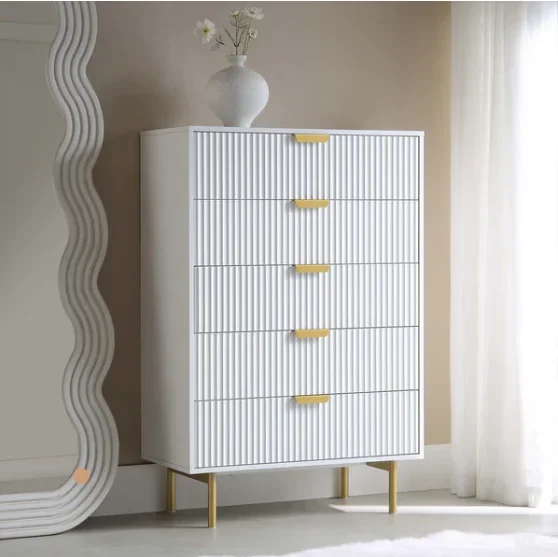 Nowoczesna komoda z dużym prze – Drawer Dresser White recenzja i cena