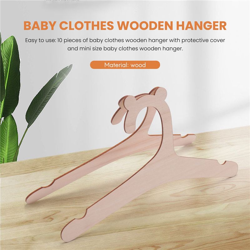A04G-10 szt. Drewniane wieszak – Baby Nursery Hangers recenzja i cena