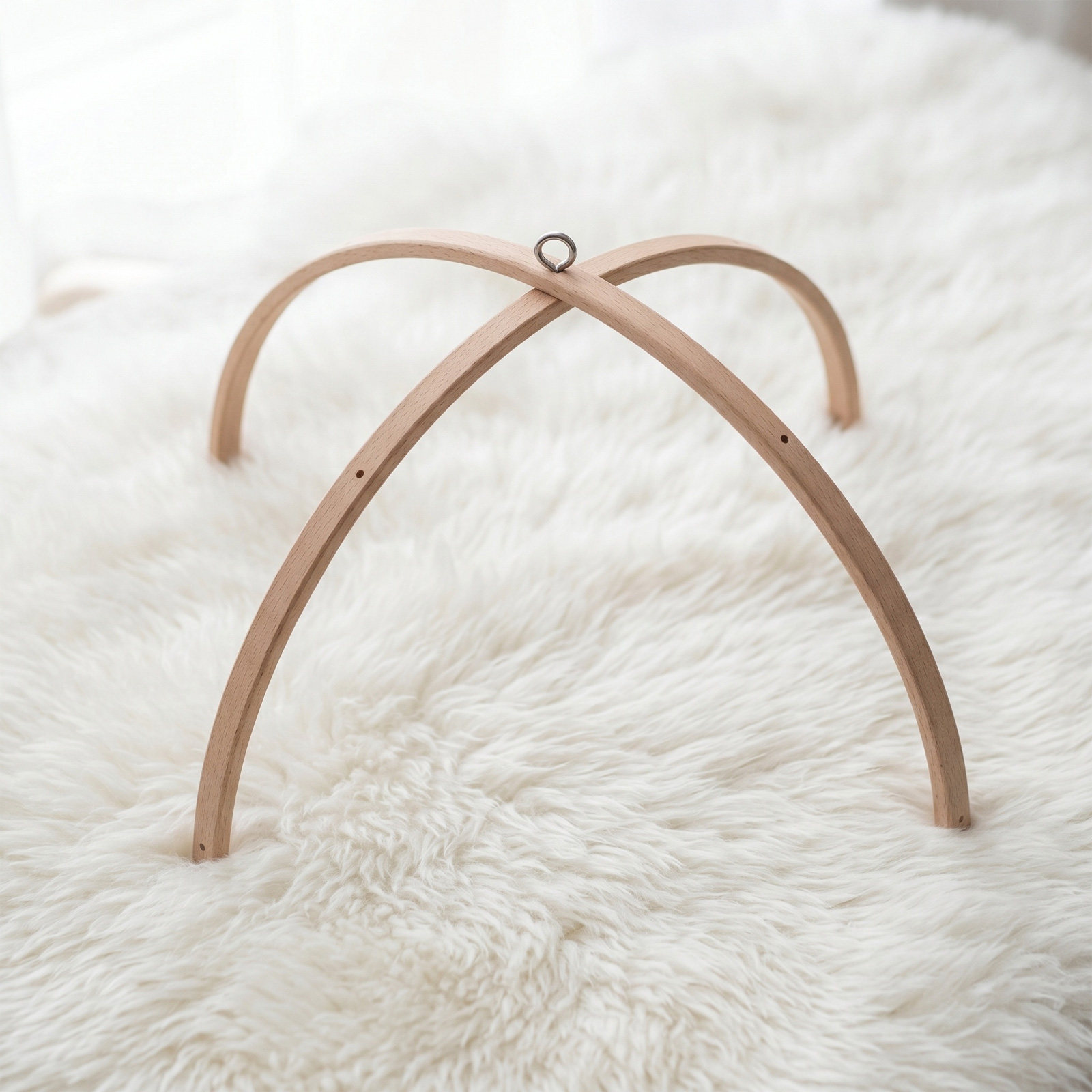 Bambusowa drewniana ramka na m – Baby Nursery Hangers recenzja i cena