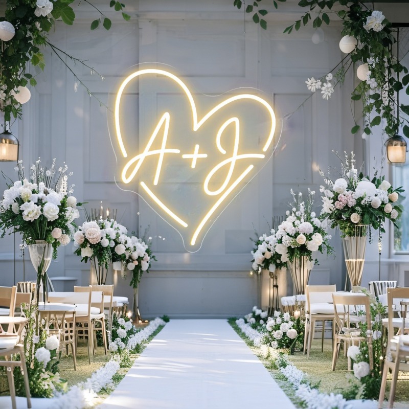 Neon LED w kształcie serca z i – Baby Nursery Sign recenzja i cena