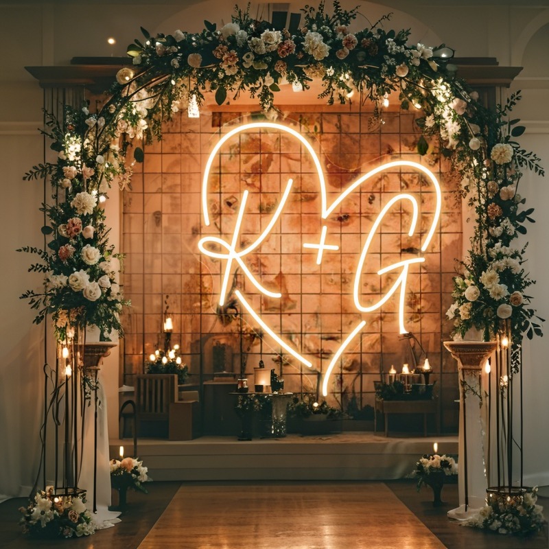 Neon LED w kształcie serca z i – Baby Nursery Sign recenzja i cena