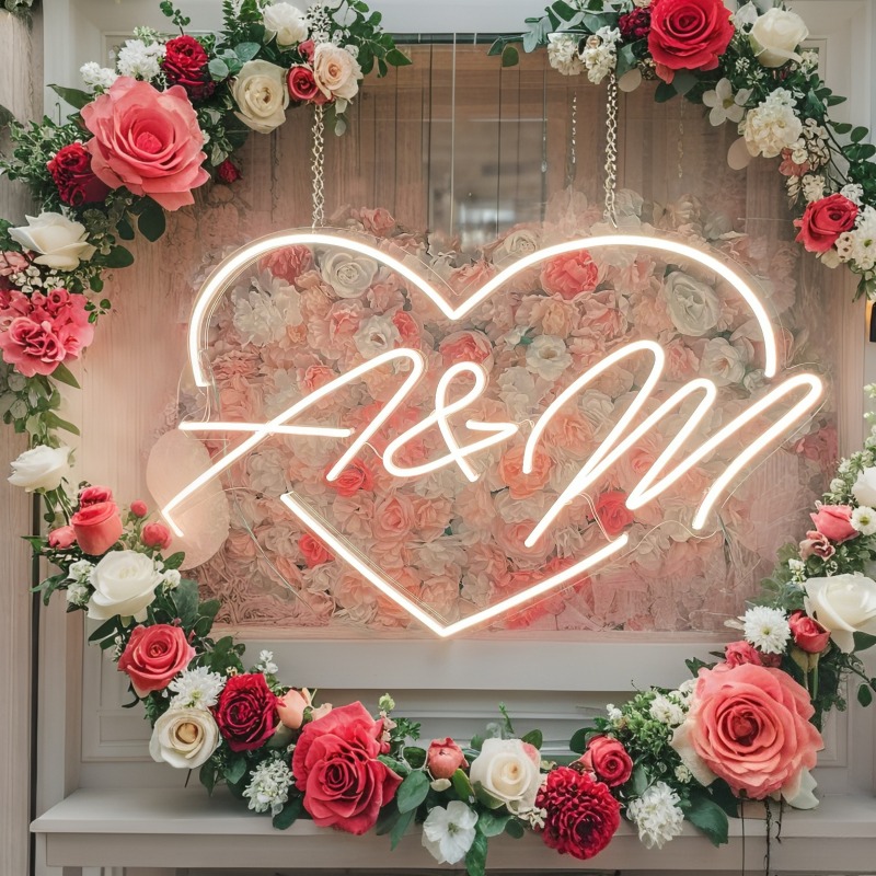 Neon LED w kształcie serca z i – Baby Nursery Sign recenzja i cena