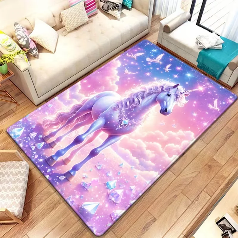 Magiczny Jednorożec Różowa Chm – Baby Nursery Rug recenzja i cena