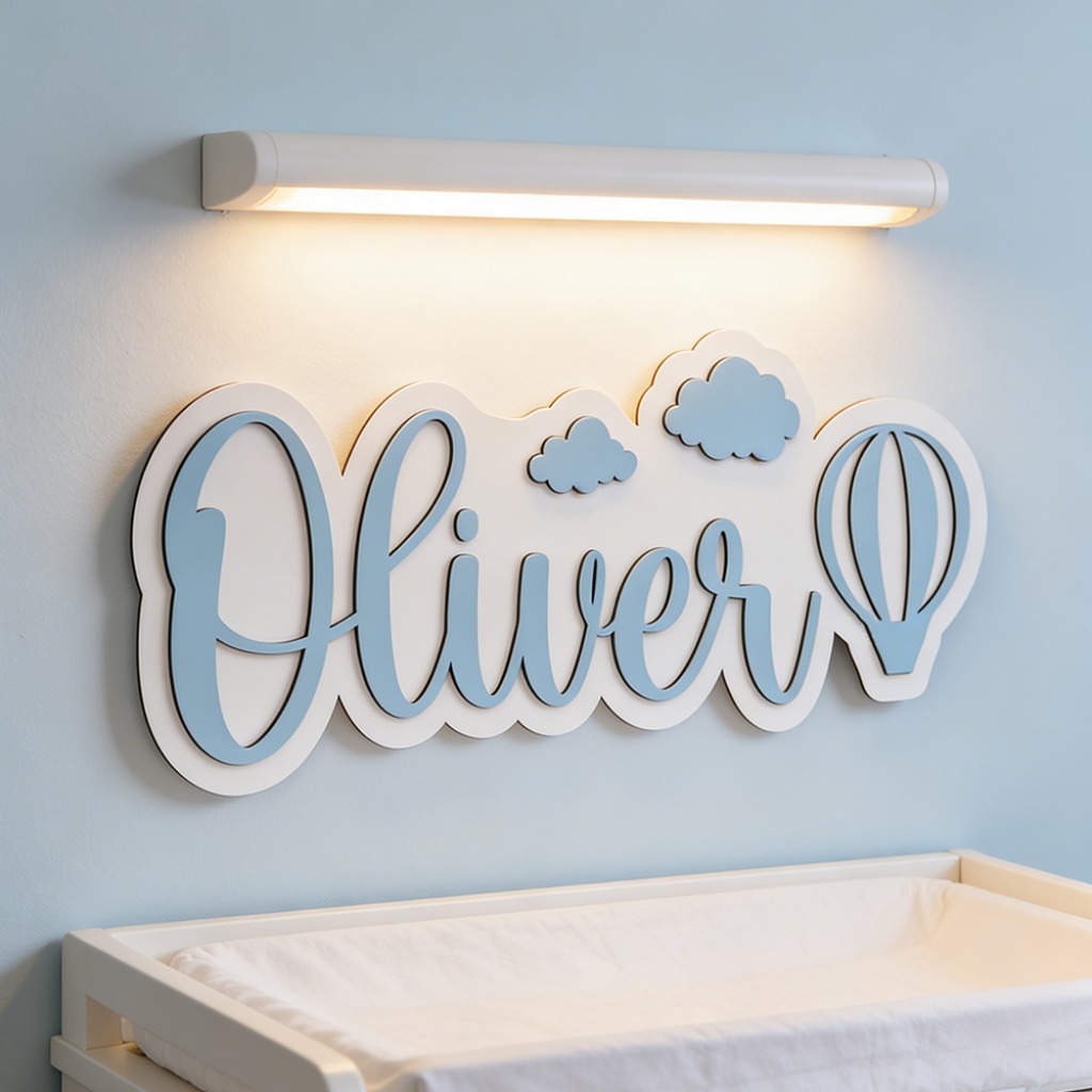Spersonalizowane, drewniane ta – Baby Nursery Decor Boy recenzja i cena