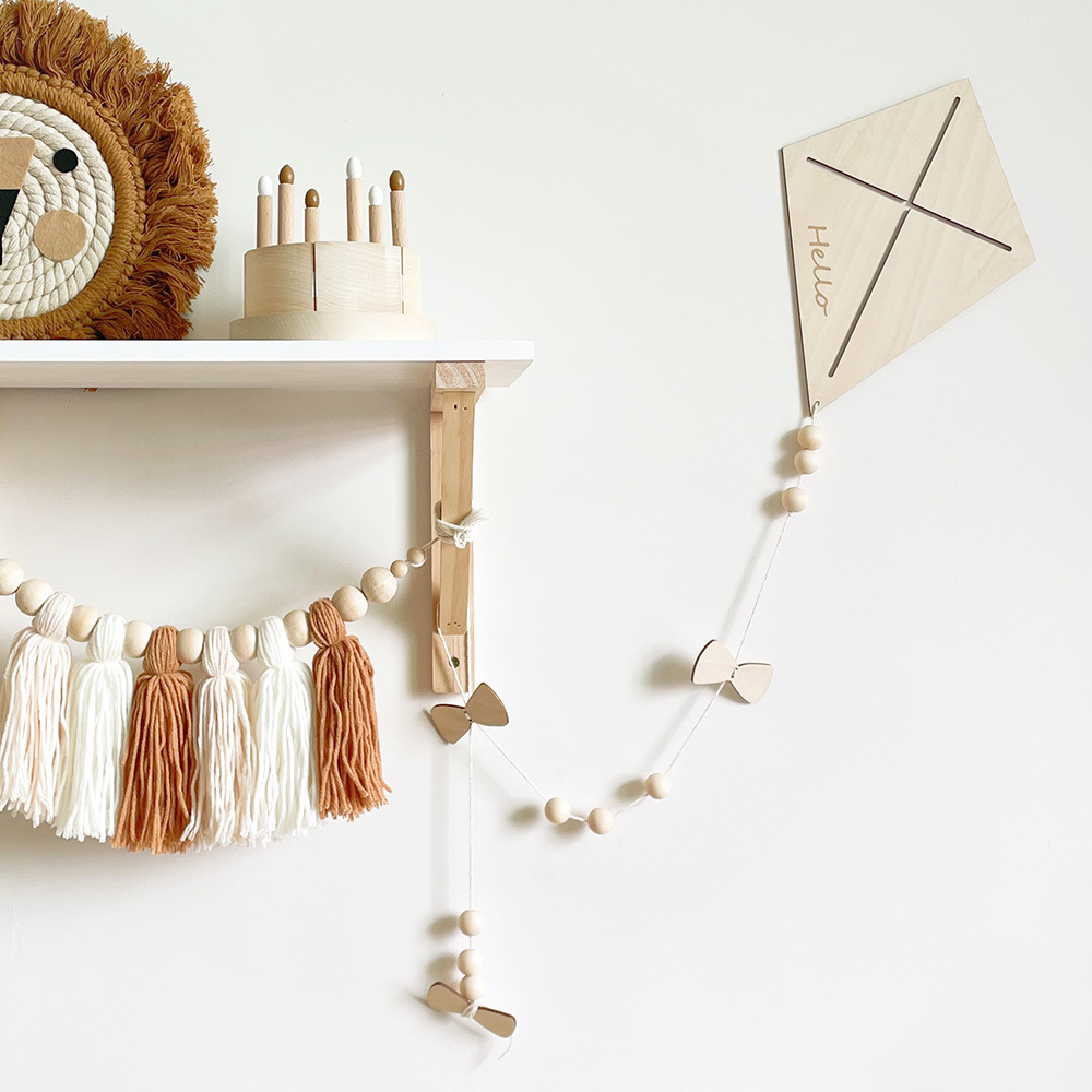 Drewniane ozdoby ścienne w sty – Baby Nursery Hanging Decor recenzja i cena