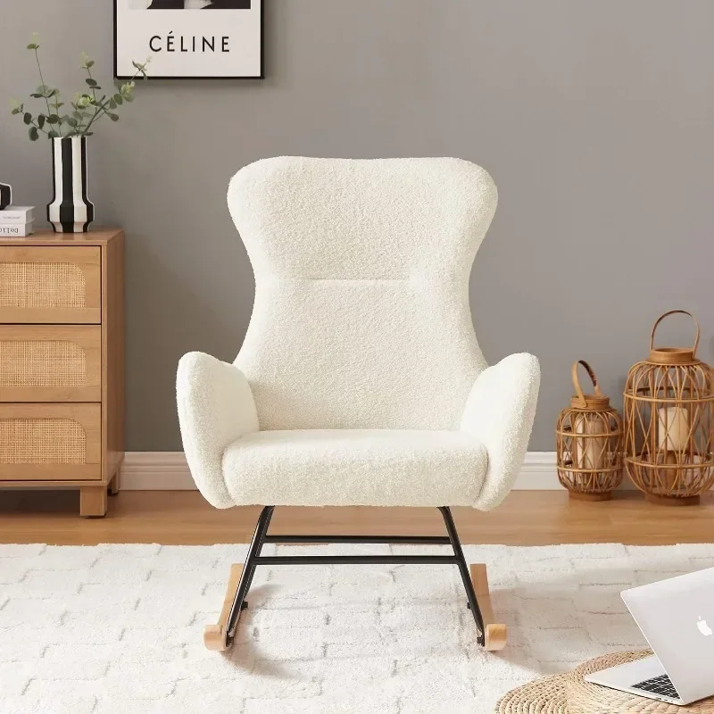 Fotel bujany Hansones do pokoj – Baby Nursery Glider Chair recenzja i cena