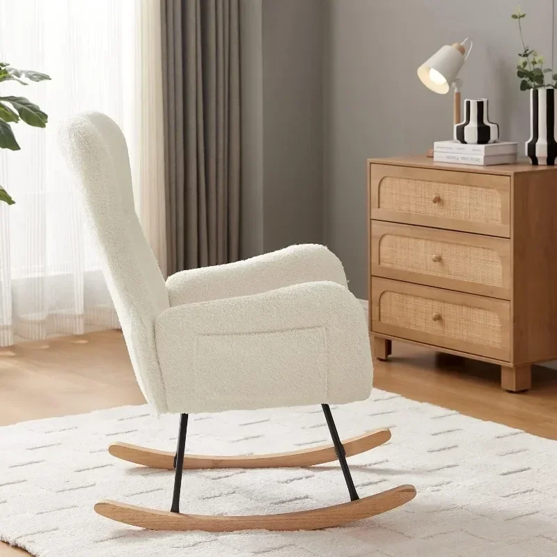 Fotel bujany Hansones do pokoj – Baby Nursery Glider Chair recenzja i cena