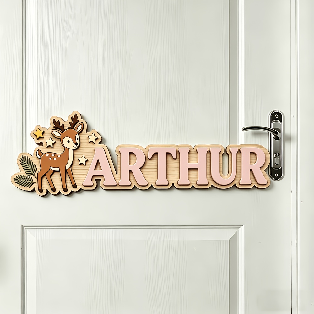 Personalizowana drewniana tabl – Baby Nursery Sign recenzja i cena