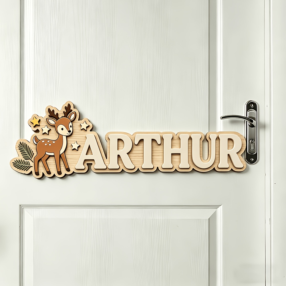 Personalizowana drewniana tabl – Baby Nursery Sign recenzja i cena