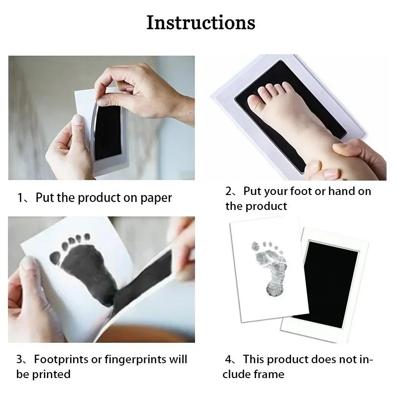 2-zestaw noworodka DIY Zestaw  – Footprint Ink Kit recenzja i cena
