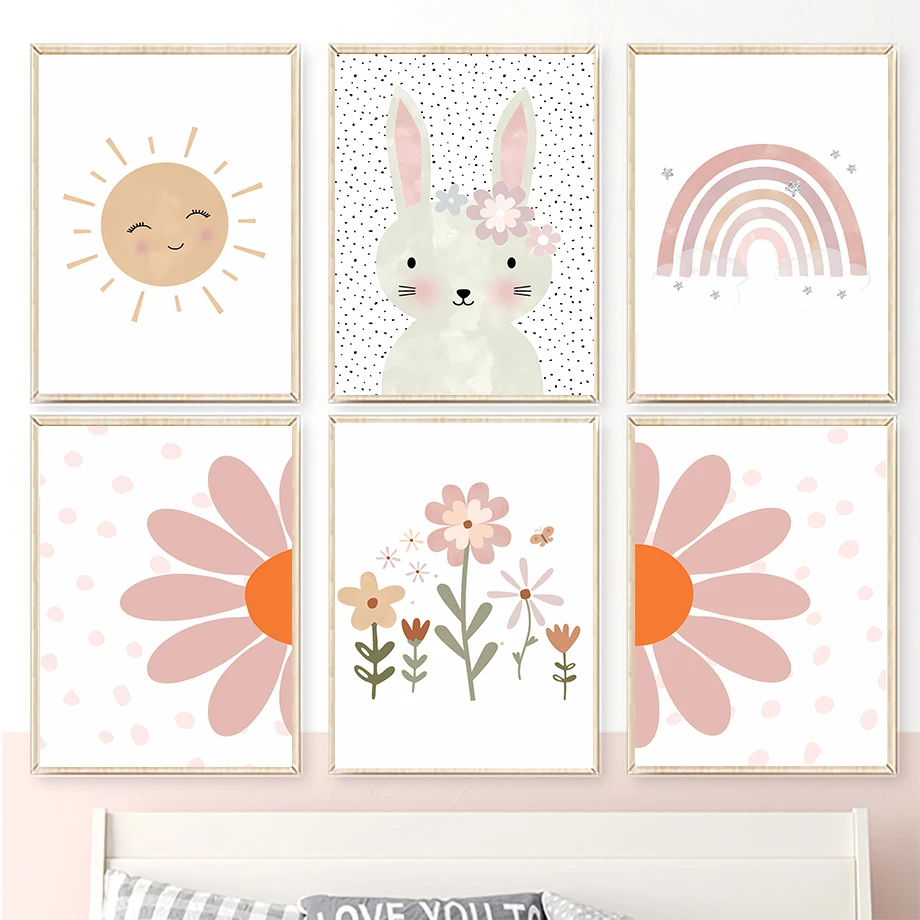Obraz na płótnie w stylu boho  – Baby Nursery Mirror recenzja i cena
