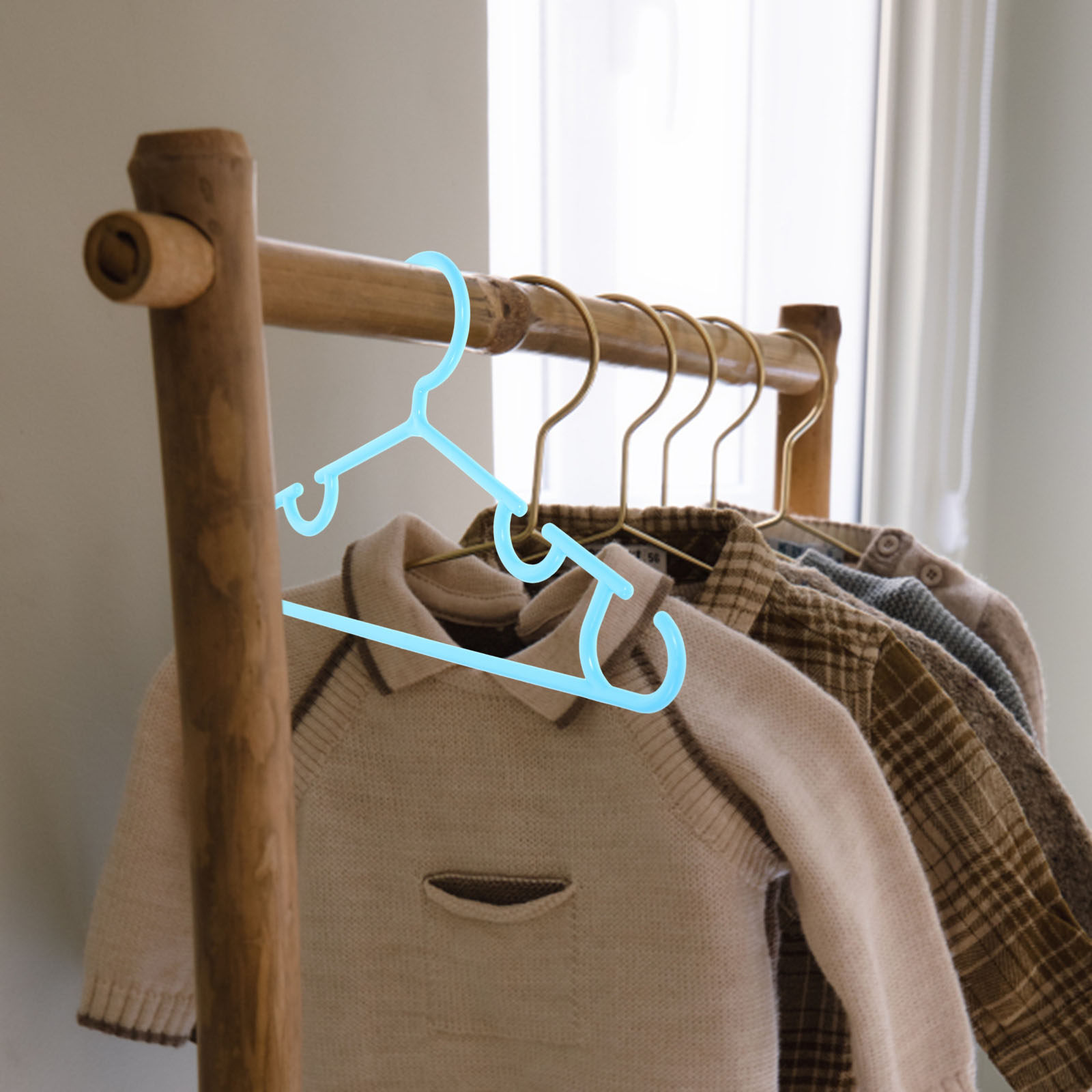 10 sztuk bezpiecznych, wygodny – Baby Nursery Hangers recenzja i cena