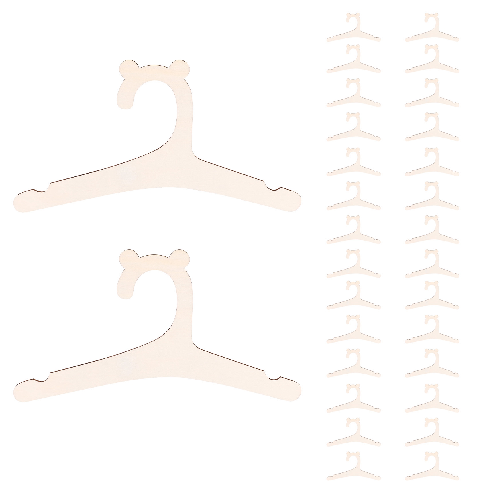 Y42A-30 szt. Drewniane wieszak – Baby Nursery Hangers recenzja i cena