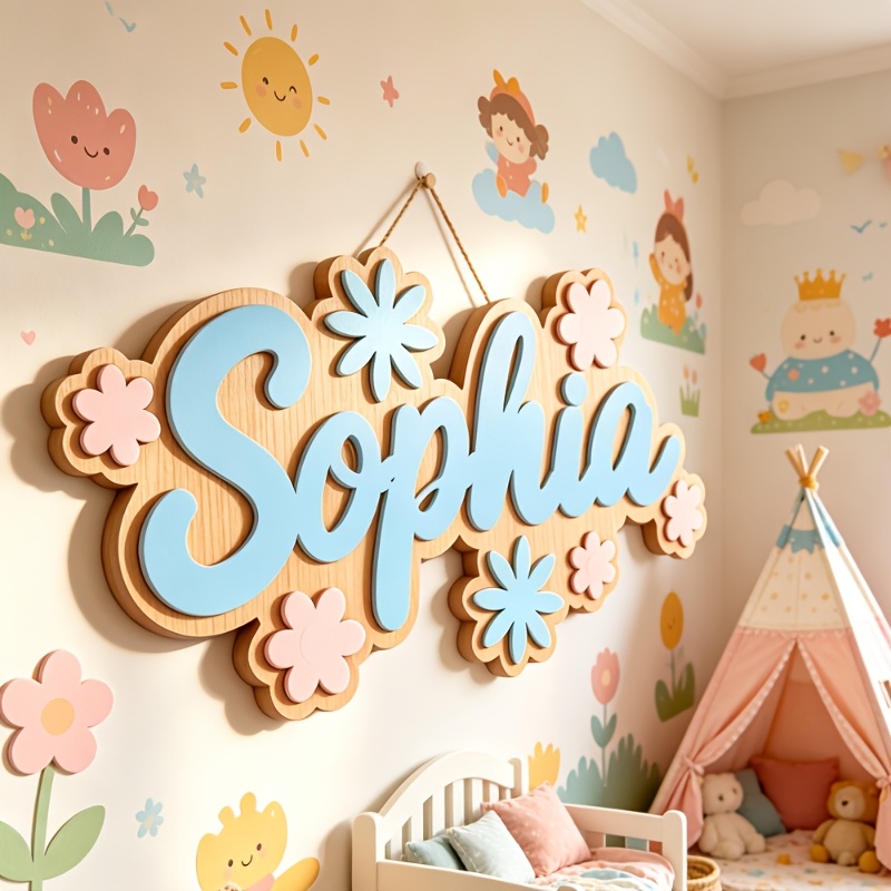 Spersonalizowana tabliczka z i – Baby Nursery Sign recenzja i cena
