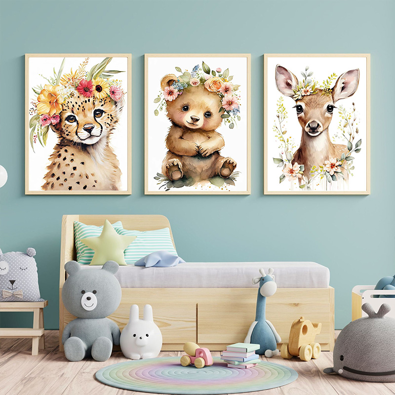 Baby Bear Bunny Deer Raccoon O – Baby Nursery Mirror recenzja i cena