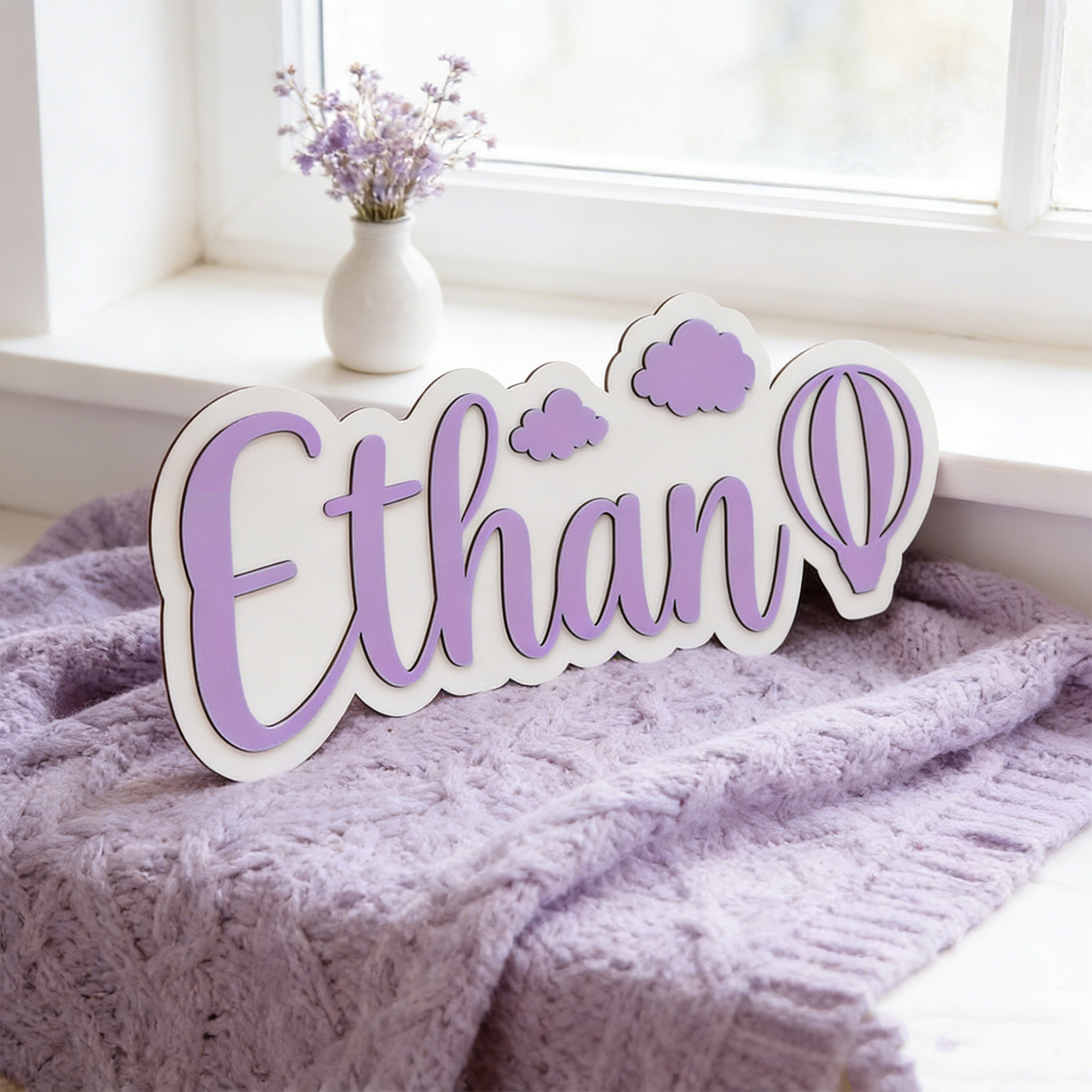 Spersonalizowana tabliczka do  – Baby Nursery Sign recenzja i cena