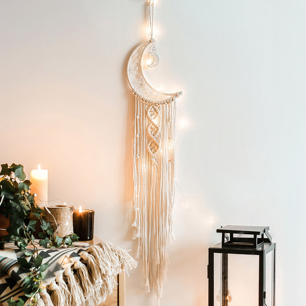 Makrame Dream Catcher Boho Hom – Baby Nursery Hanging Decor recenzja i cena