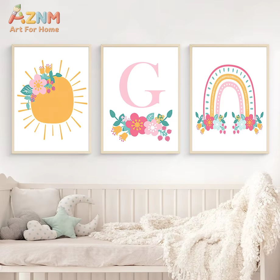 Urocze Słońce Tęcza Chmury Gwi – Baby Nursery Mirror recenzja i cena