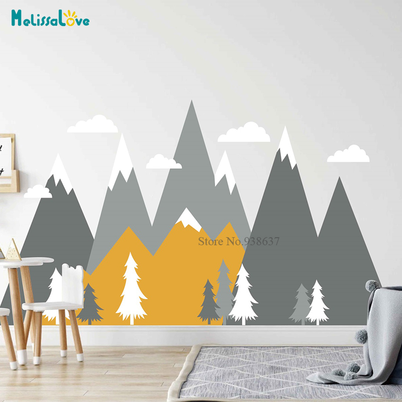Przedszkole przygoda Mountain  – Baby Nursery Murals recenzja i cena