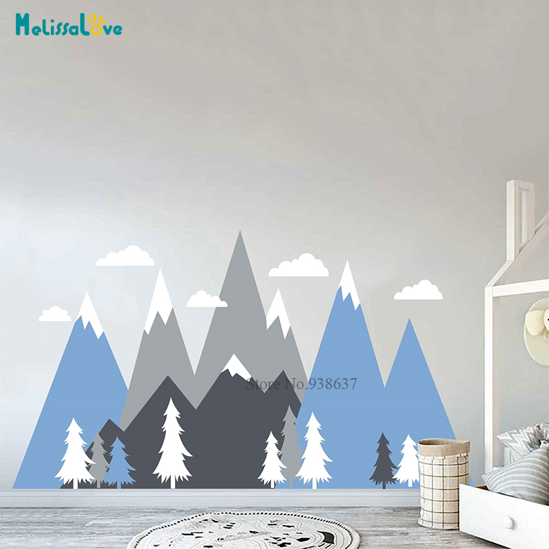 Przedszkole przygoda Mountain  – Baby Nursery Murals recenzja i cena