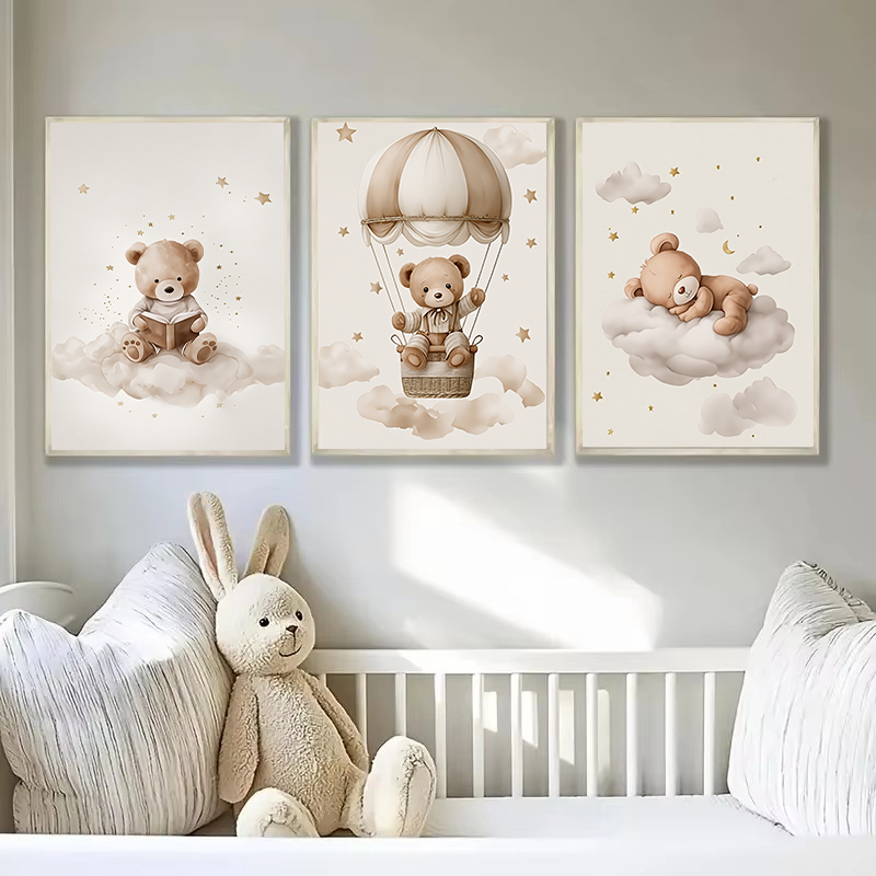 3 szt./zestaw Boho Plakat na p – Baby Nursery Art recenzja i cena